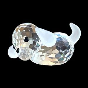 Preciosa Crystal Doggie Figurine( retired )